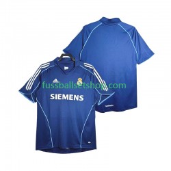 Günstige Fußball Trikotsatz Real Madrid 2005 Retro Herren Auswärtstrikot 2006 Kurzarm
