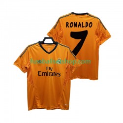 Günstige Fußball Trikotsatz Real Madrid CRISTIANO RONALDO 7 2013 2014 Retro Herren Ausweichtrikot Kurzarm