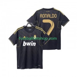 Günstige Fußball Trikotsatz Real Madrid Cristiano Ronaldo 7 2012 Retro Herren Auswärtstrikot 2011 Kurzarm