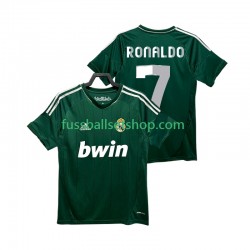 Günstige Fußball Trikotsatz Real Madrid Cristiano Ronaldo 7 2012 2013 Retro Herren Ausweichtrikot Kurzarm
