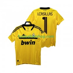 Günstige Fußball Trikotsatz Real Madrid I.CASILLAS 1 2012 Torwart Retro Herren Heimtrikot 2011 Kurzarm