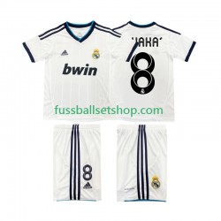 Günstige Fußball Trikotsatz Real Madrid KAKA 8 2012 2013 Retro Kinder Heimtrikot Kurzarm