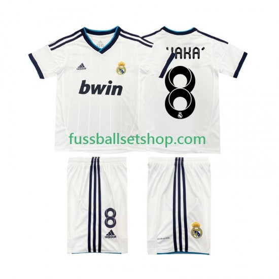 Günstige Fußball Trikotsatz Real Madrid KAKA 8 2012 2013 Retro Kinder Heimtrikot Kurzarm