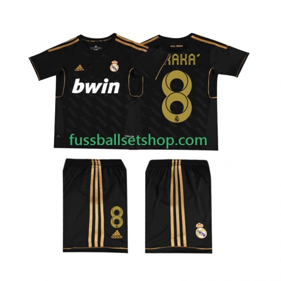 Günstige Fußball Trikotsatz Real Madrid KAKA 8 -2012 Retro Kinder Auswärtstrikot 2011 Kurzarm