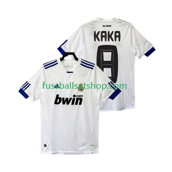 Günstige Fußball Trikotsatz Real Madrid KAKA 8 Retro Herren Heimtrikot 2011 2010 Kurzarm