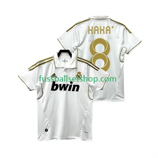 Günstige Fußball Trikotsatz Real Madrid KAKA 8 2012 Retro Herren Heimtrikot 2011 Kurzarm