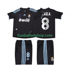 Günstige Fußball Trikotsatz Real Madrid KAKA 8 2009 Retro Kinder Auswärtstrikot 2010 Kurzarm