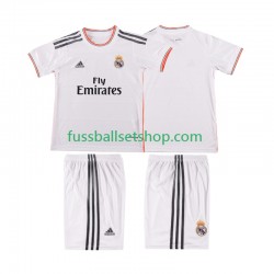 Günstige Fußball Trikotsatz Real Madrid 2013 2014 Retro Kinder Heimtrikot Kurzarm