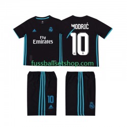Günstige Fußball Trikotsatz Real Madrid Modrić 10 2017 2018 Retro Kinder Auswärtstrikot Kurzarm
