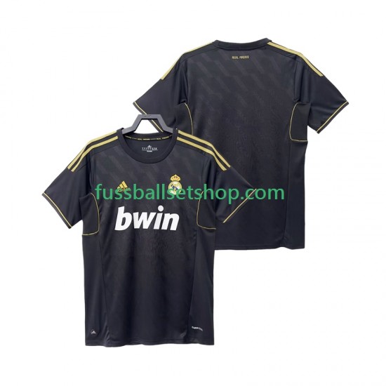 Günstige Fußball Trikotsatz Real Madrid 2012 Retro Herren Auswärtstrikot 2011 Kurzarm