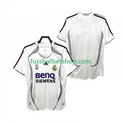 Günstige Fußball Trikotsatz Real Madrid 2007 Retro Herren Heimtrikot 2006 Kurzarm