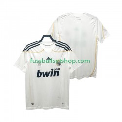 Günstige Fußball Trikotsatz Real Madrid 2009 Retro Herren Heimtrikot 2010 Kurzarm