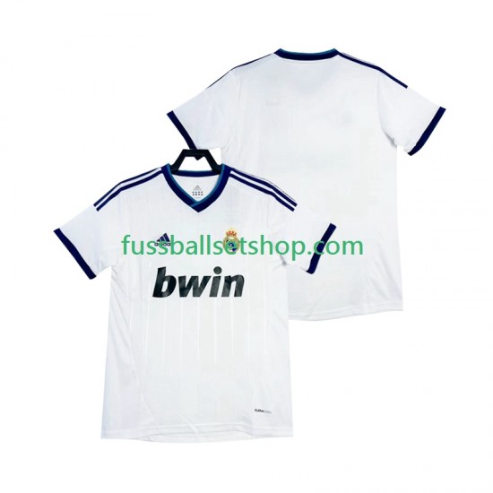 Günstige Fußball Trikotsatz Real Madrid 2012 2013 Retro Herren Heimtrikot Kurzarm
