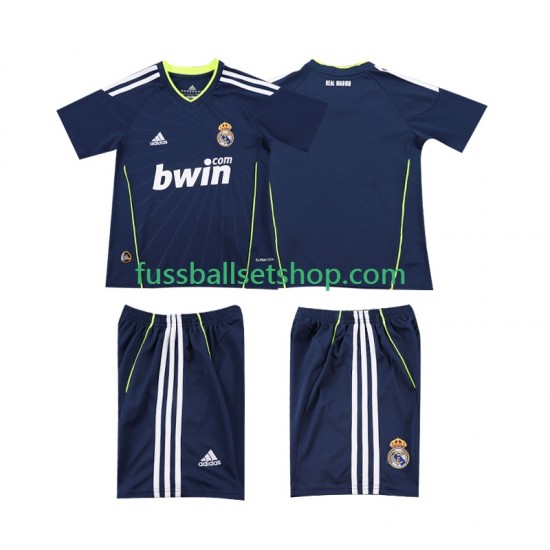 Günstige Fußball Trikotsatz Real Madrid Retro Kinder Auswärtstrikot 2011 2010 Kurzarm