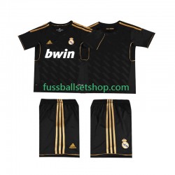Günstige Fußball Trikotsatz Real Madrid 2012 Retro Kinder Auswärtstrikot 2011 Kurzarm
