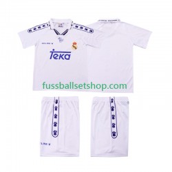 Günstige Fußball Trikotsatz Real Madrid 1996 Retro Kinder Heimtrikot 1994 Kurzarm
