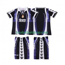 Günstige Fußball Trikotsatz Real Madrid 1997 Retro Kinder Ausweichtrikot 1998 Kurzarm