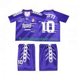 Günstige Fußball Trikotsatz Real Madrid TOTTI 10 1996 Retro Kinder Auswärtstrikot 1994 Kurzarm