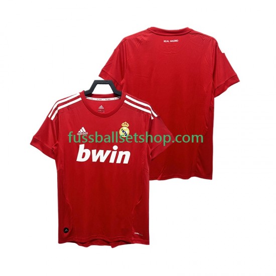 Günstige Fußball Trikotsatz Real Madrid 2012 Retro Herren Ausweichtrikot 2011 Kurzarm
