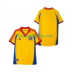 Günstige Fußball Trikotsatz Rumänien 2000 Retro Herren Heimtrikot Kurzarm