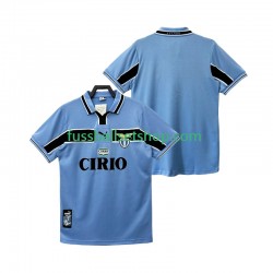 Günstige Fußball Trikotsatz Lazio Rom Retro Herren Heimtrikot 1998 1999 Kurzarm