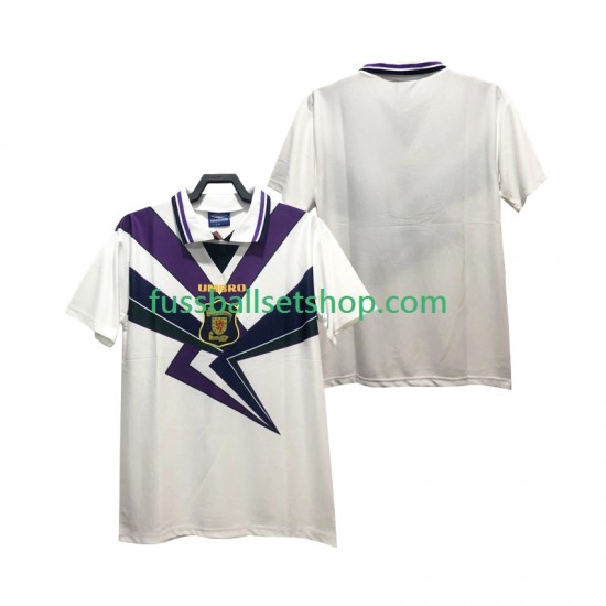 Günstige Fußball Trikotsatz Schottland 1996 Retro Herren Auswärtstrikot 1994 Kurzarm