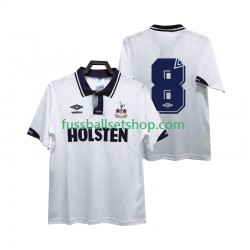 Günstige Fußball Trikotsatz Tottenham Hotspur 8 1991 1993 Retro Herren Heimtrikot Kurzarm