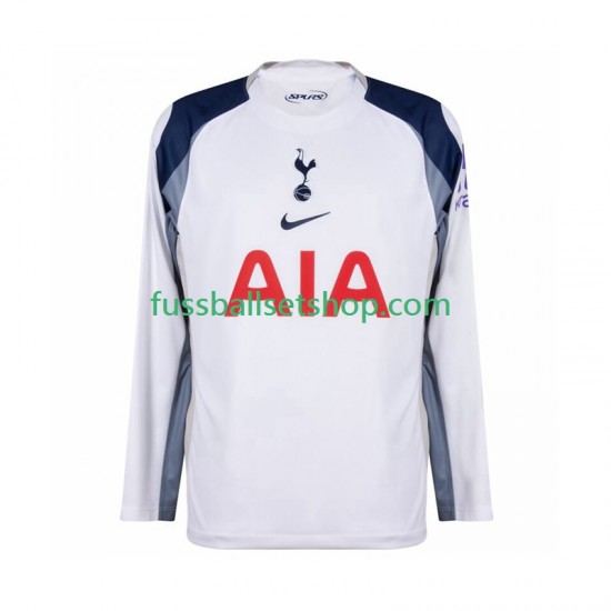 Günstige Fußball Trikotsatz Tottenham Hotspur Herren Heimtrikot 2025-2026 Langarm