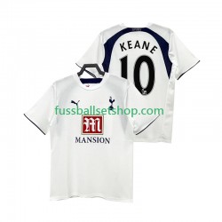 Günstige Fußball Trikotsatz Tottenham Hotspur Keane 10 2007 Retro Herren Heimtrikot 2006 Kurzarm