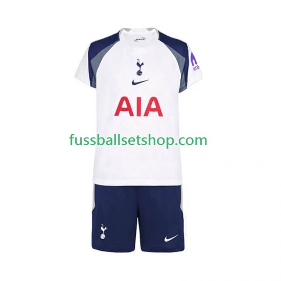 Günstige Fußball Trikotsatz Tottenham Hotspur Kinder Heimtrikot 2025-2026 Kurzarm