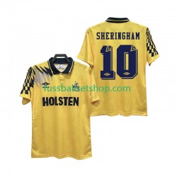 Günstige Fußball Trikotsatz Tottenham Hotspur SHERINGHAM 10 1992 Retro Herren Auswärtstrikot 1994 Kurzarm