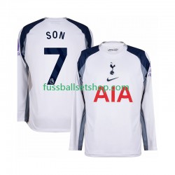 Günstige Fußball Trikotsatz Tottenham Hotspur Son Heung-Min 7 Herren Heimtrikot 2025-2026 Langarm