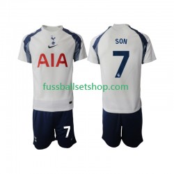 Günstige Fußball Trikotsatz Tottenham Hotspur Son Heung-Min 7 Kinder Heimtrikot 2025-2026 Kurzarm