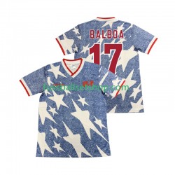 Günstige Fußball Trikotsatz USA BALBOA 17 Retro Herren Auswärtstrikot 1994 Kurzarm
