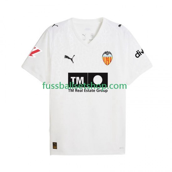 Günstige Fußball Trikotsatz Valencia CF Herren Heimtrikot 2025-2026 Kurzarm