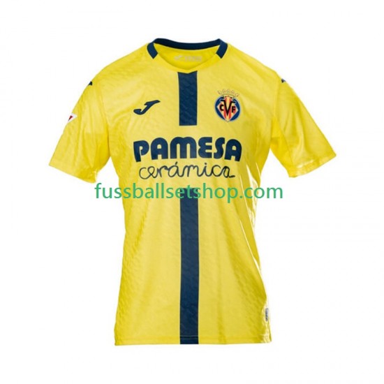 Günstige Fußball Trikotsatz Villarreal CF Herren Heimtrikot 2025-2026 Kurzarm