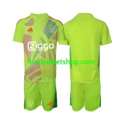 Günstige Fußball Trikotsatz Ajax Amsterdam Torwart Kinder Ausweichtrikot 2024-2025 Kurzarm