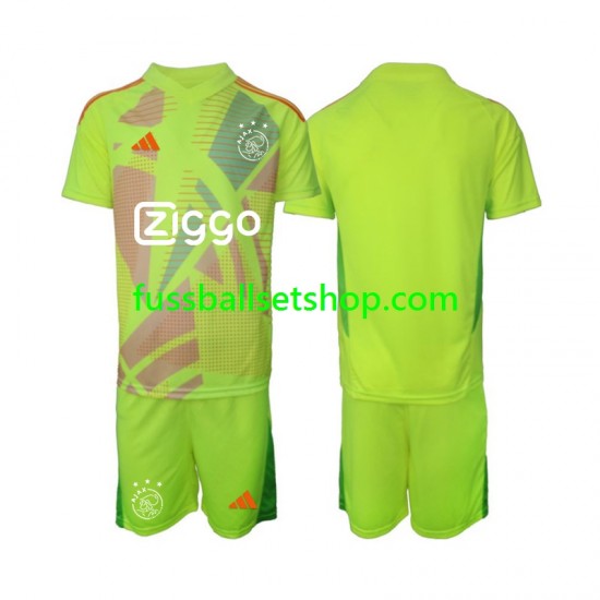 Günstige Fußball Trikotsatz Ajax Amsterdam Torwart Kinder Ausweichtrikot 2024-2025 Kurzarm