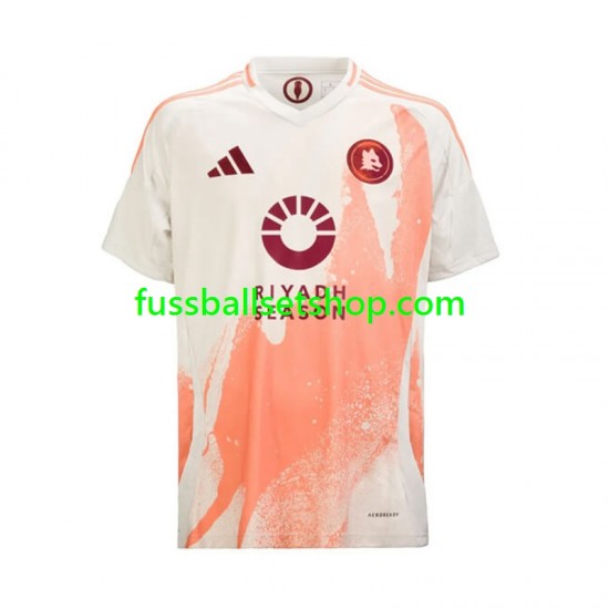 Günstige Fußball Trikotsatz AS Rom Herren Auswärtstrikot 2024-2025 Kurzarm