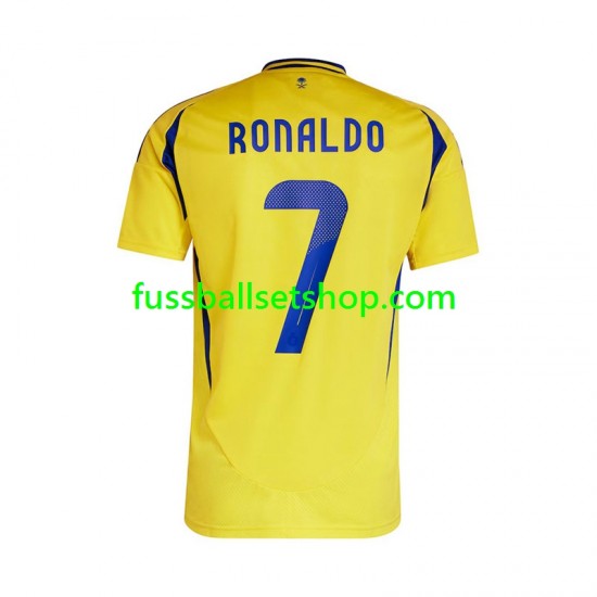 Günstige Fußball Trikotsatz Al Nassr Cristiano Ronaldo 7 Herren Heimtrikot 2024-2025 Kurzarm
