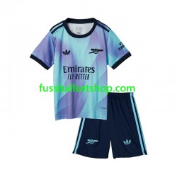 Günstige Fußball Trikotsatz Arsenal Kinder Ausweichtrikot 2024-2025 Kurzarm