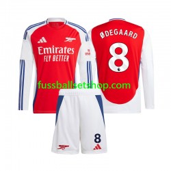 Günstige Fußball Trikotsatz Arsenal Martin Odegaard 8 Kinder Heimtrikot 2024-2025 Langarm