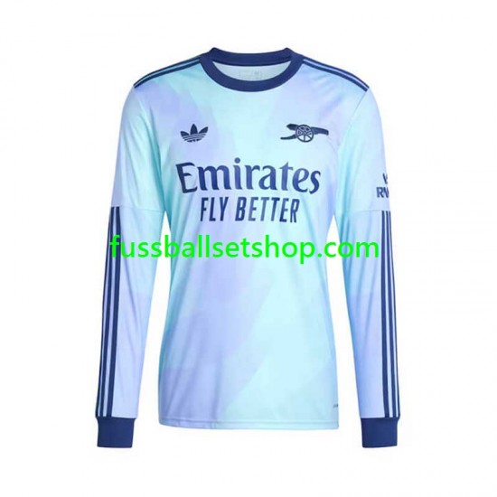 Günstige Fußball Trikotsatz Arsenal Herren Ausweichtrikot 2024-2025 Langarm