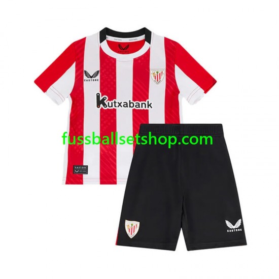 Günstige Fußball Trikotsatz Athletic Bilbao Kinder Heimtrikot 2024-2025 Kurzarm