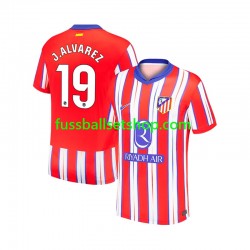 Günstige Fußball Trikotsatz Atlético Madrid Julian Alvarez 19 Herren Heimtrikot 2024-2025 Kurzarm