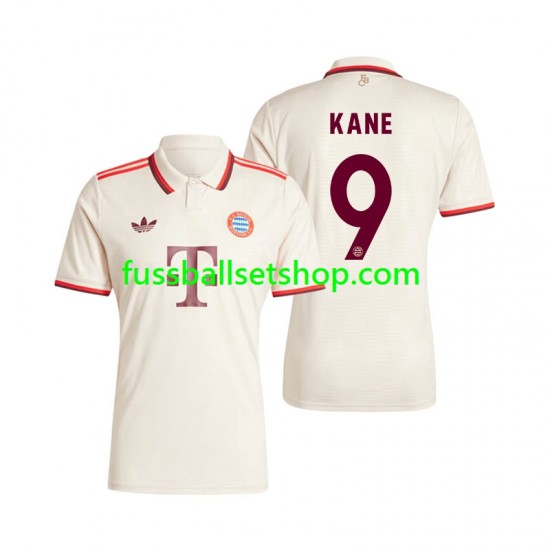 Günstige Fußball Trikotsatz FC Bayern München Kane 9 Herren Ausweichtrikot 2024-2025 Kurzarm