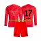Günstige Fußball Trikotsatz FC Bayern München Michael Olise 17 Kinder Heimtrikot 2024-2025 Langarm