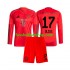 Günstige Fußball Trikotsatz FC Bayern München Michael Olise 17 Kinder Heimtrikot 2024-2025 Langarm