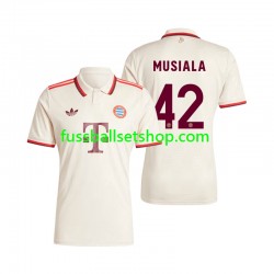 Günstige Fußball Trikotsatz FC Bayern München Musiala 42 Herren Ausweichtrikot 2024-2025 Kurzarm
