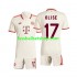 Günstige Fußball Trikotsatz FC Bayern München Olise 17 Kinder Ausweichtrikot 2024-2025 Kurzarm